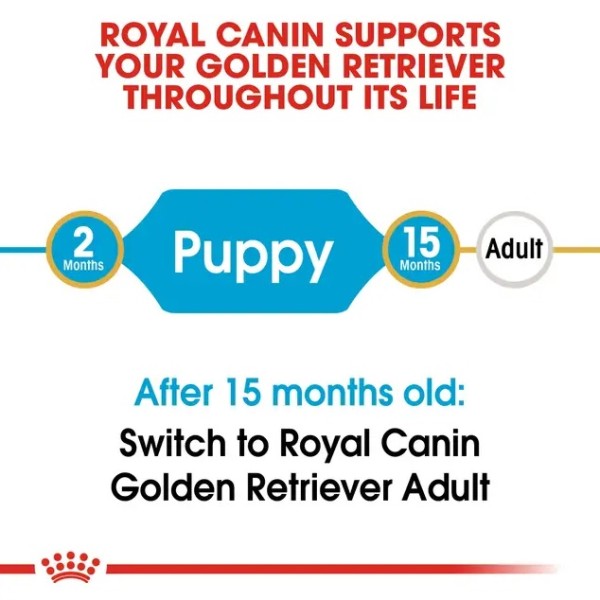 Royal Canin Golden Retriever Puppy - Суха храна за малки кученца от порода Голдън ретривър